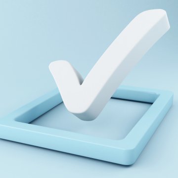 truthfinder background check service white check sign on blue background